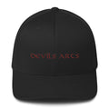 black flexfit cap with DEVILS-ARTS logo embroidery tattoo culture streetwear