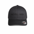 black flexfit cap with black embroidered DEVILS ARTS logo tattoo streetwear