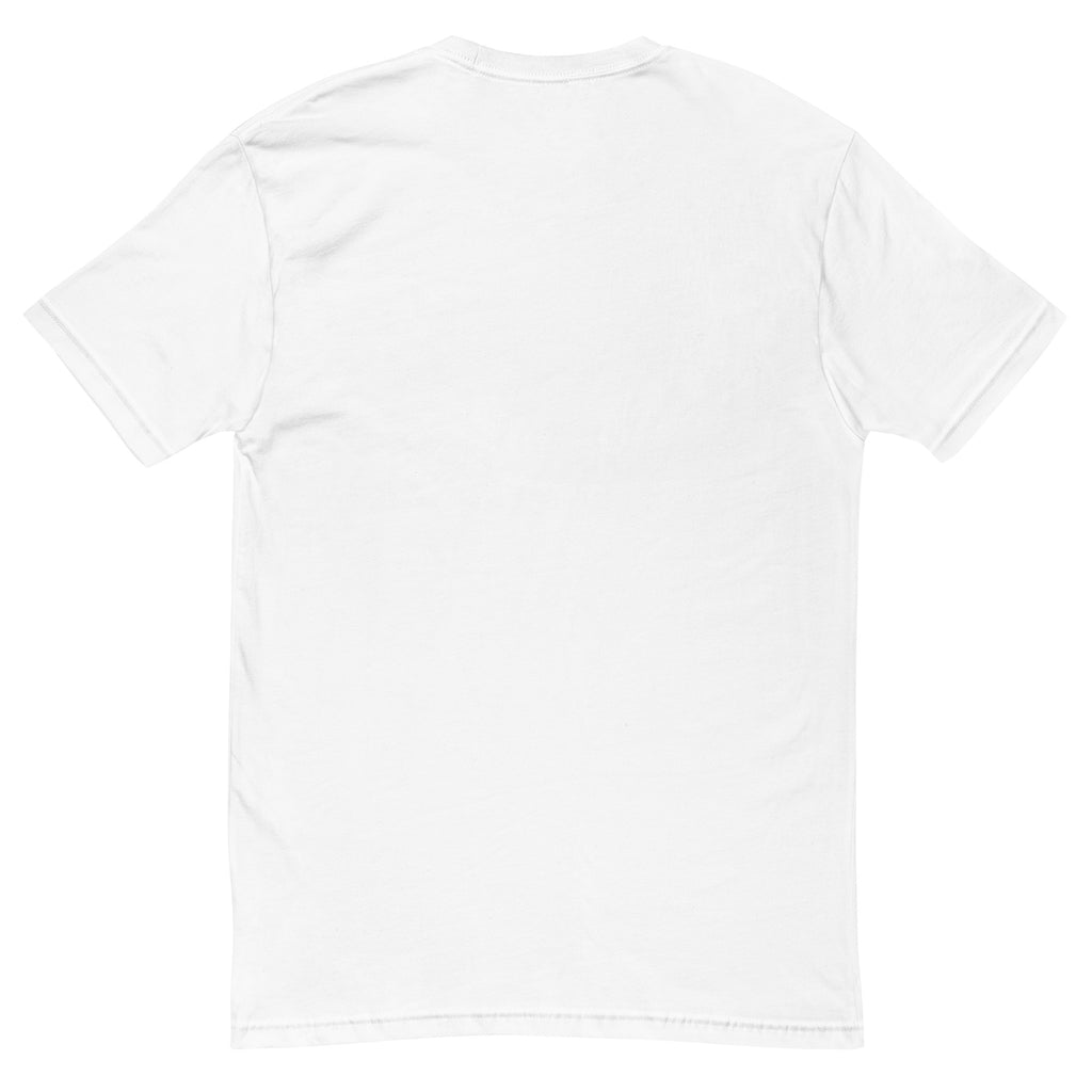 white men's t-shirt back view tattoo streetwear