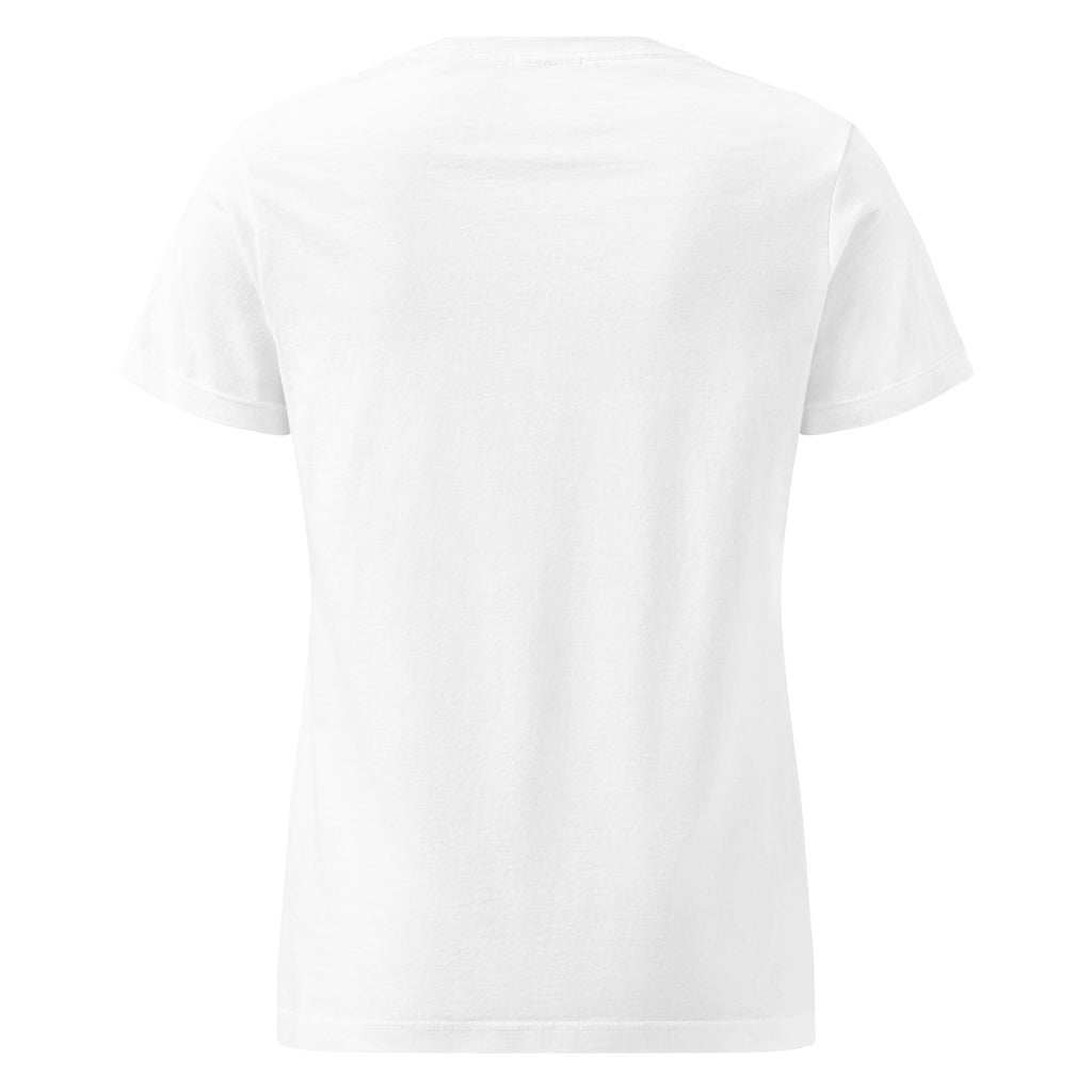 white women's t-shirt back view tattoo streetwear